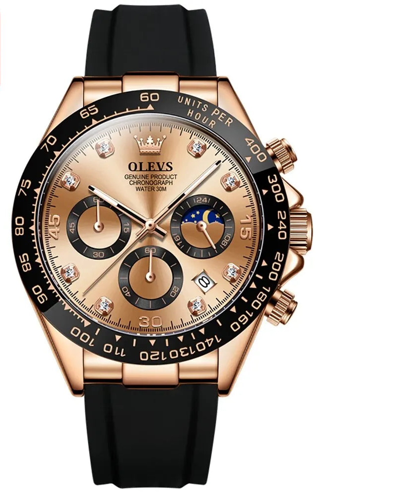 OLEVS ChronoMaster Gold - edición premium con cronógrafo