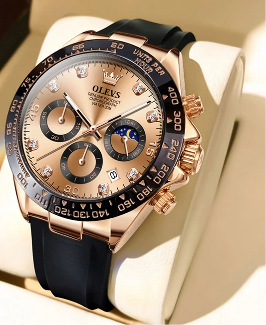 OLEVS ChronoMaster Gold - edición premium con cronógrafo