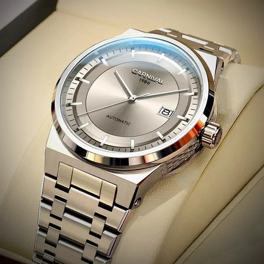 CARNIVAL 2024 Automatic – Luxury Steel Business Watch · 50M Waterproof