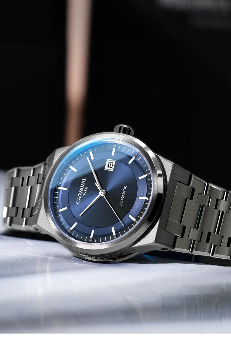 CARNIVAL 2024 Automatic – Luxury Steel Business Watch · 50M Waterproof