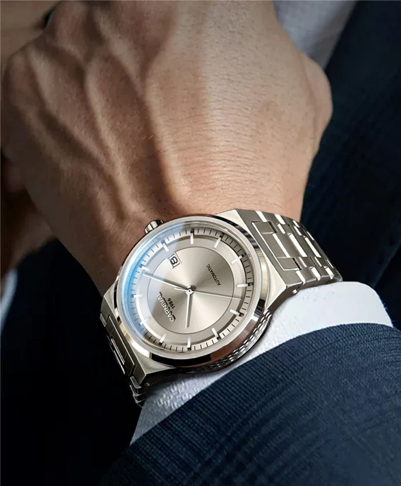 CARNIVAL 2024 Automatic – Luxury Steel Business Watch · 50M Waterproof