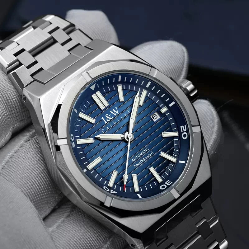 CARNIVAL 2024 Automatic – Luxury Steel Business Watch · 50M Waterproof